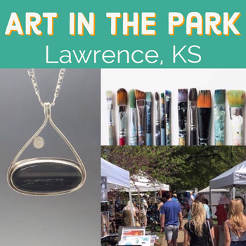 Artist KC will be at Art in the Park Lawrence Kansas